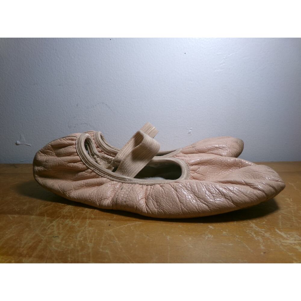 DANCE Ballet Shoes SoDanca Big Kid 3D Pull On Leather Single Strap Full Sole